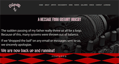 Desktop Screenshot of etiquette-records.com